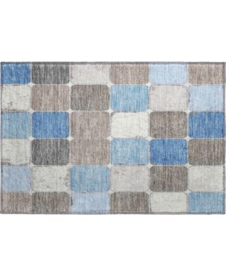 Mayfield Machine Washable AMF1948 1'8"x2'6" Area Rug