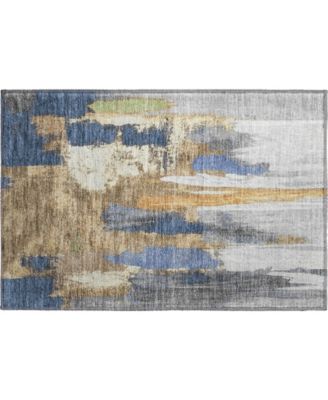 Mayfield Machine Washable AMF1979 1'8"x2'6" Area Rug