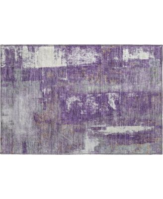 Mayfield Machine Washable AMF1984 1'8"x2'6" Area Rug