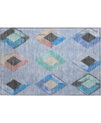 Mayfield Machine Washable AMF2004 1'8"x2'6" Area Rug
