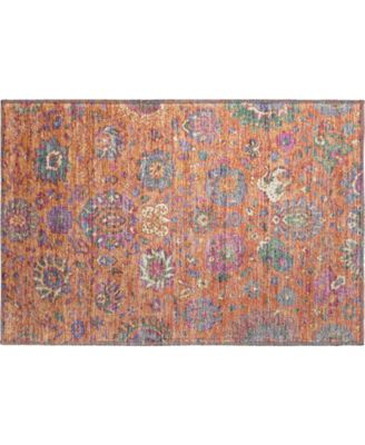Mayfield Machine Washable AMF2013 1'8"x2'6" Area Rug
