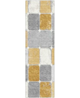 Mayfield Machine Washable AMF1948 2'3"x7'6" Runner