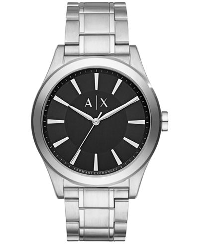 A|X Armani Exchange Men's Stainless Steel Bracelet Watch 44mm AX2320