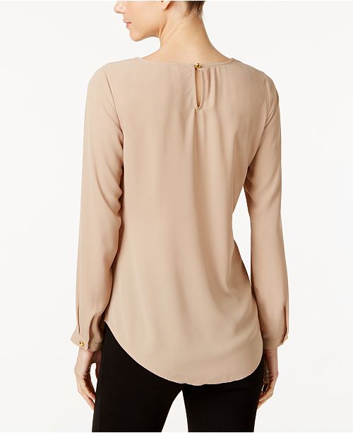 NY Collection Lace Popover Blouse Tops Women Macy's