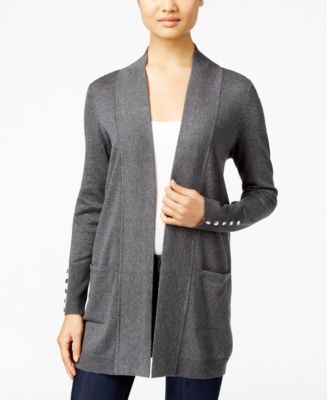 JM Collection Open-Front Cardigan, Only at Macy's - Sweaters - Women ...