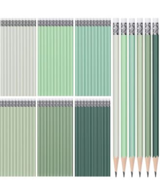 Hb Pencils with Eraser Unsharpened Wooden Hexagonal School Art Office Sketching Pack of 120