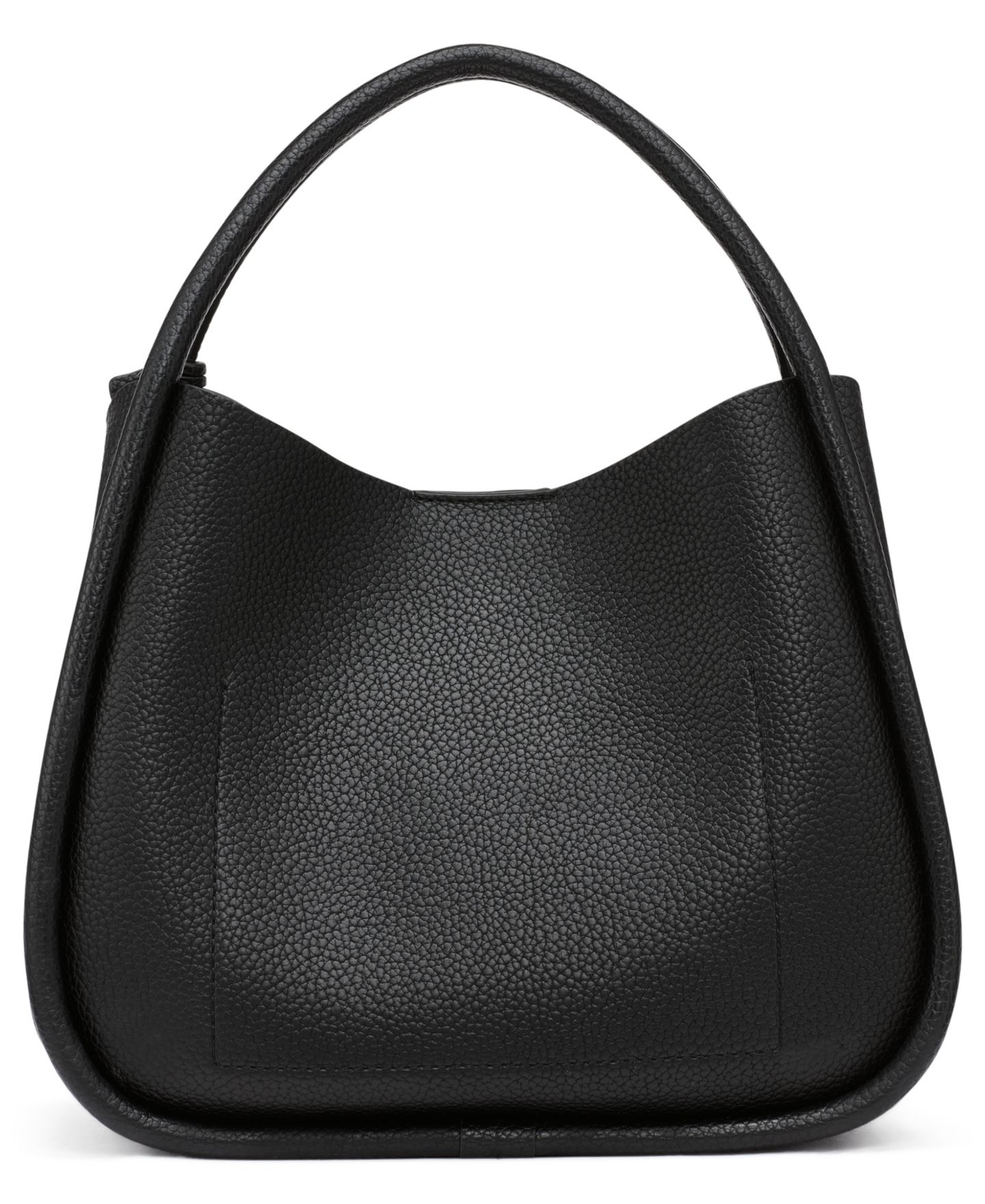 Женская сумка DKNY Capri Small Hobo Handbag, цвет: Чёрный / Серебряный — фото 2