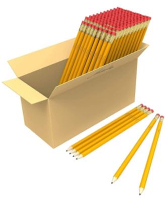 Pre-sharpened 2 HB Wood Pencils with Erasers 650 Pack