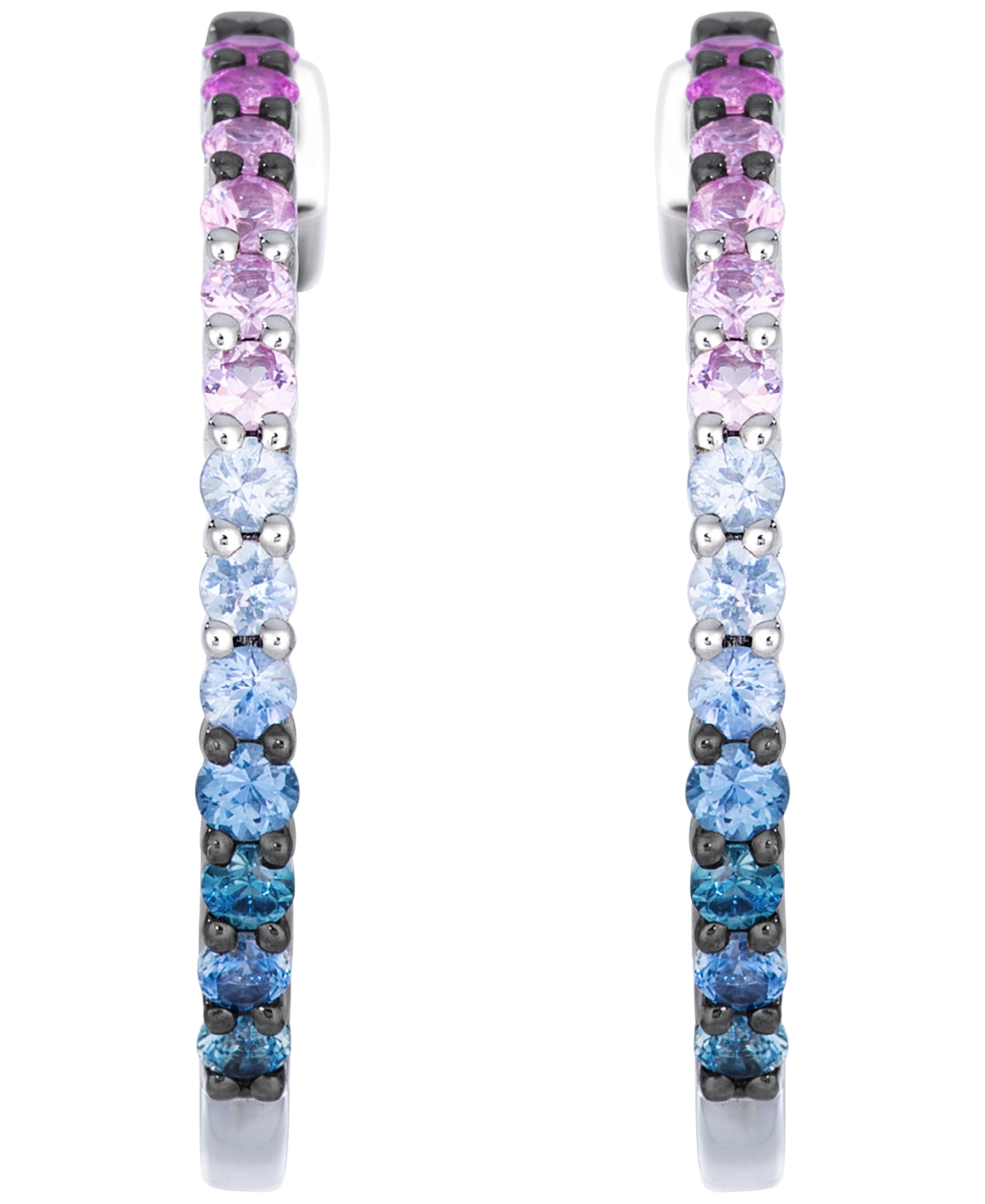 Le Vian Sapphire Ombre (1-1/20 ct. t.w.) & Pink Sapphire Earrings in 14k Vanilla Gold