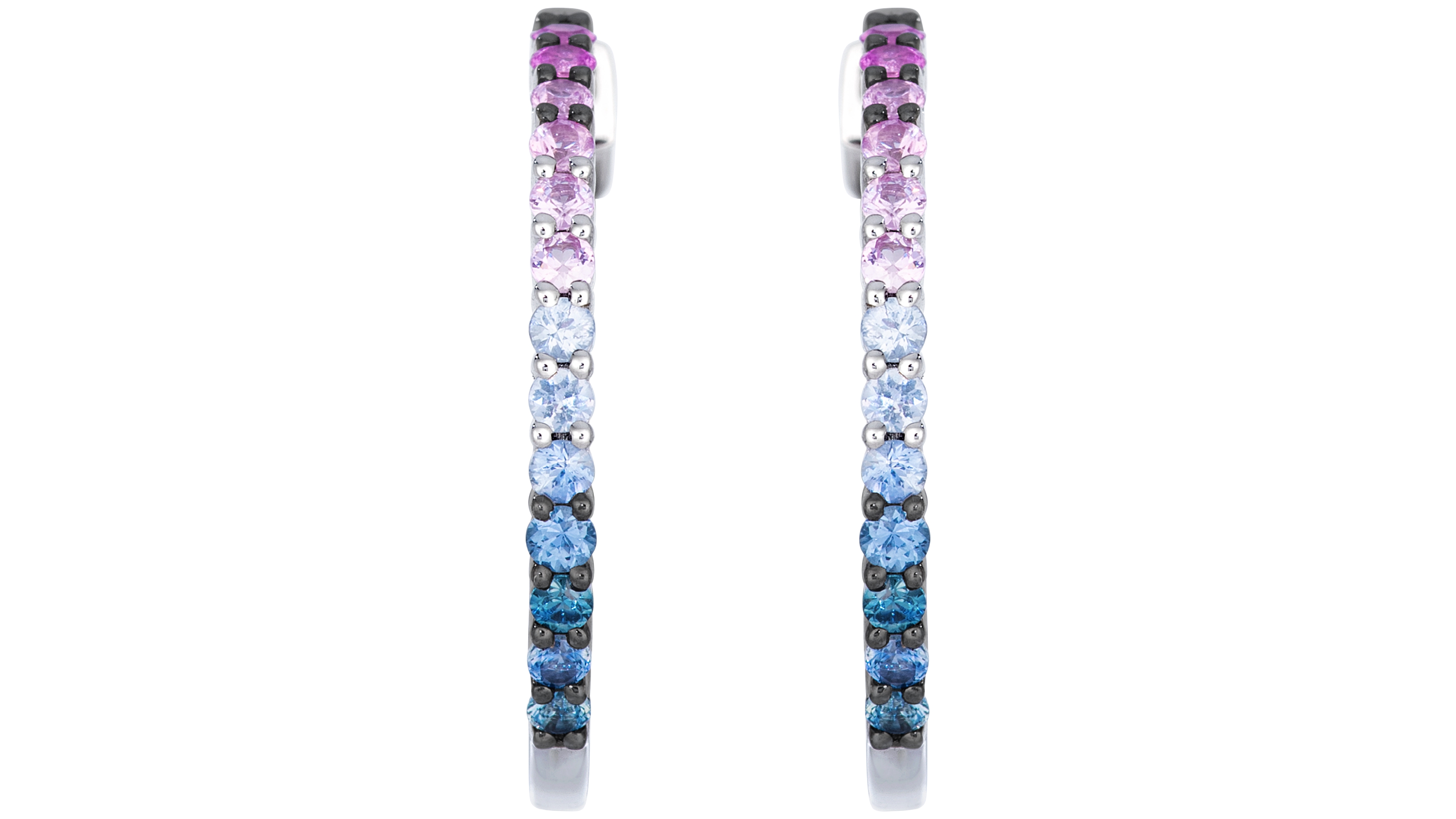 Le Vian Sapphire Ombre (1-1/20 ct. t.w.) & Pink Sapphire Earrings in 14k Vanilla Gold