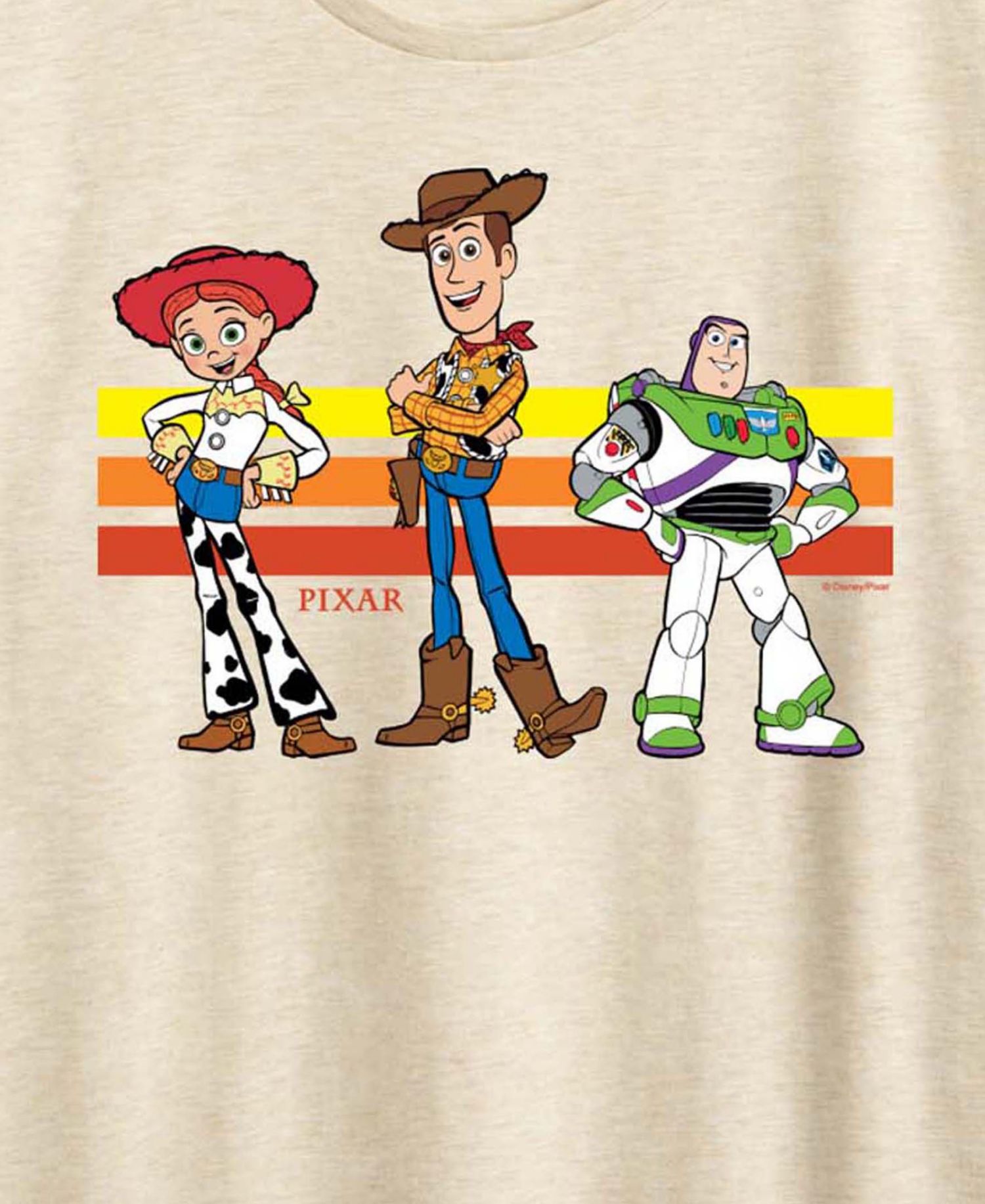 Plus Size Toy Story 4 Jessie Woodie Buzz Short-Sleeve Graphic T-Shirt
