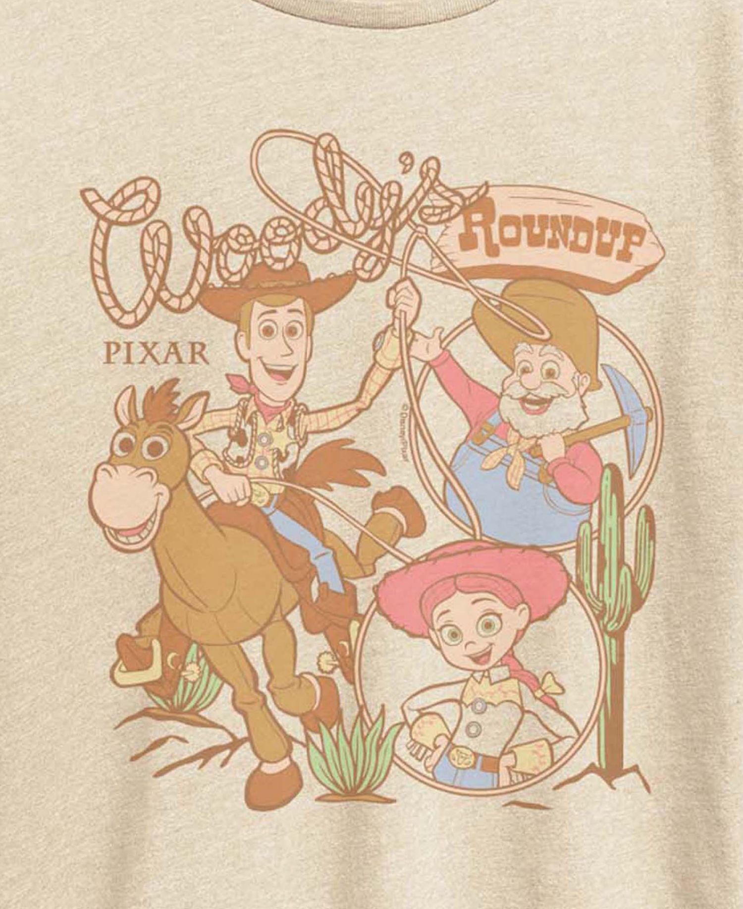Plus Size Toy Story 4 Woodys Roundup Short-Sleeve Graphic T-Shirt