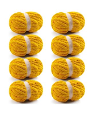 Chenille Chunky Yarn for Hand Knitting Crocheting 7.7 Ounce