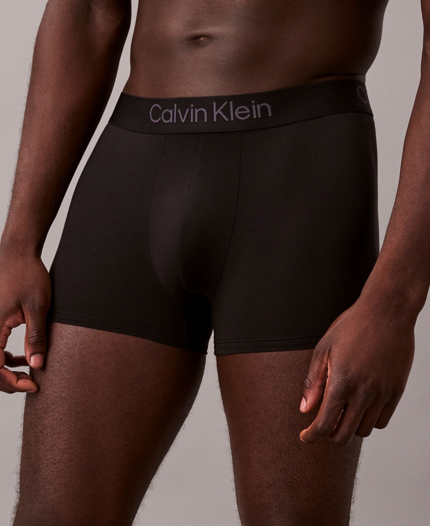Трусы для мужчин, модал, 3 шт. — Calvin Klein, цвет: Чёрный — фото 4