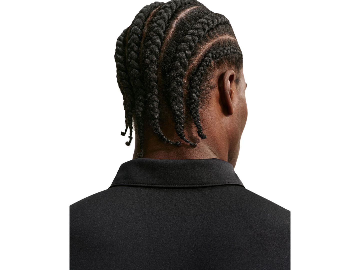 Мужское поло Nike Approach Dri-FIT Golf Polo Shirt, цвет: Чёрный / Белый — фото 4