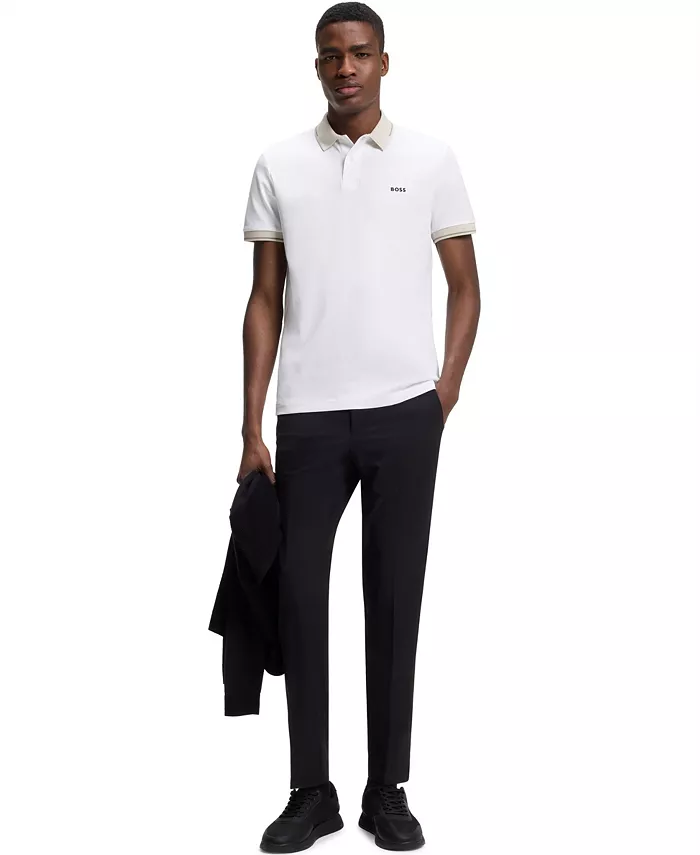 Men's Slim-Fit Cotton Polo Shirt - thumbnail 4