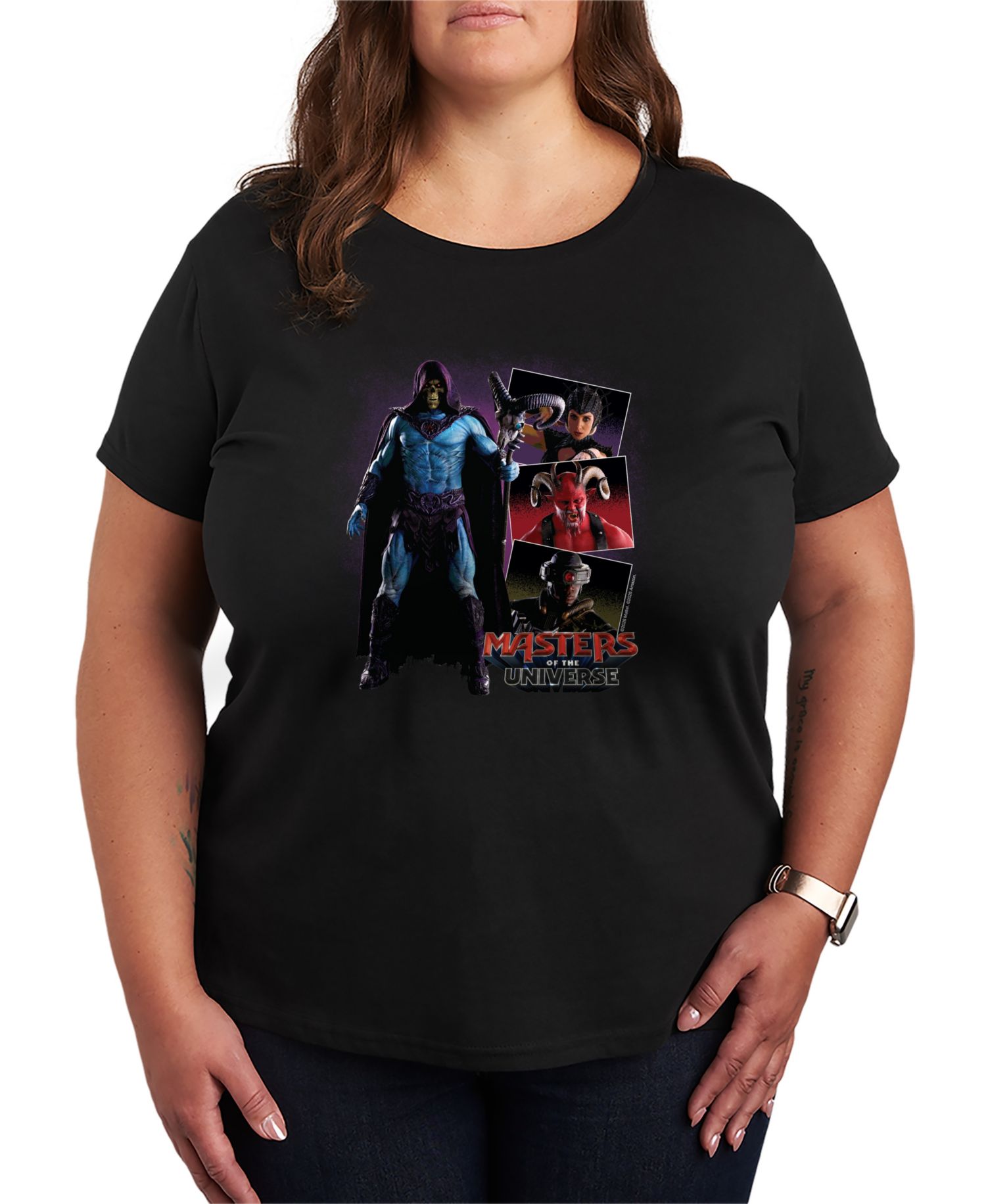 Plus Size Masters of the Universe Skelletor and Villains Short-Sleeve Graphic T-Shirt
