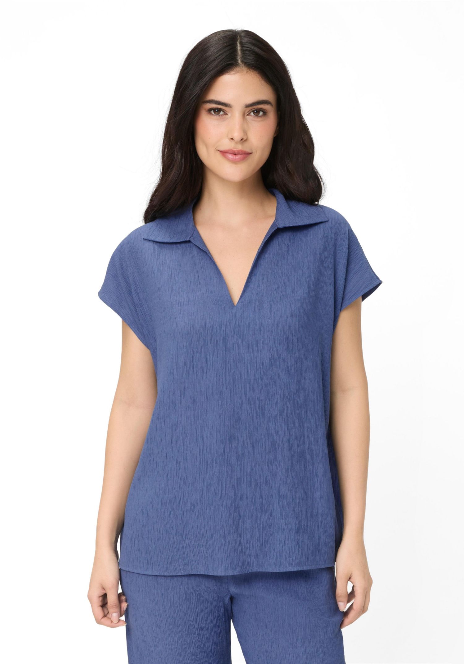 Women's Soft Crinkle Blouse