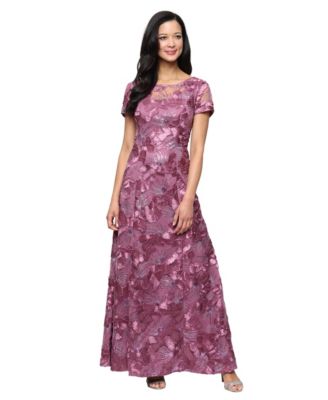 Petite Embellished Lace Gown