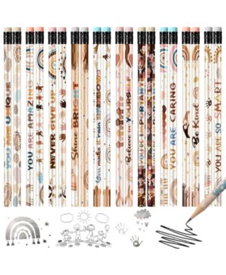 Inspirational Pencils Bulk Motivational School Stationery Gifts