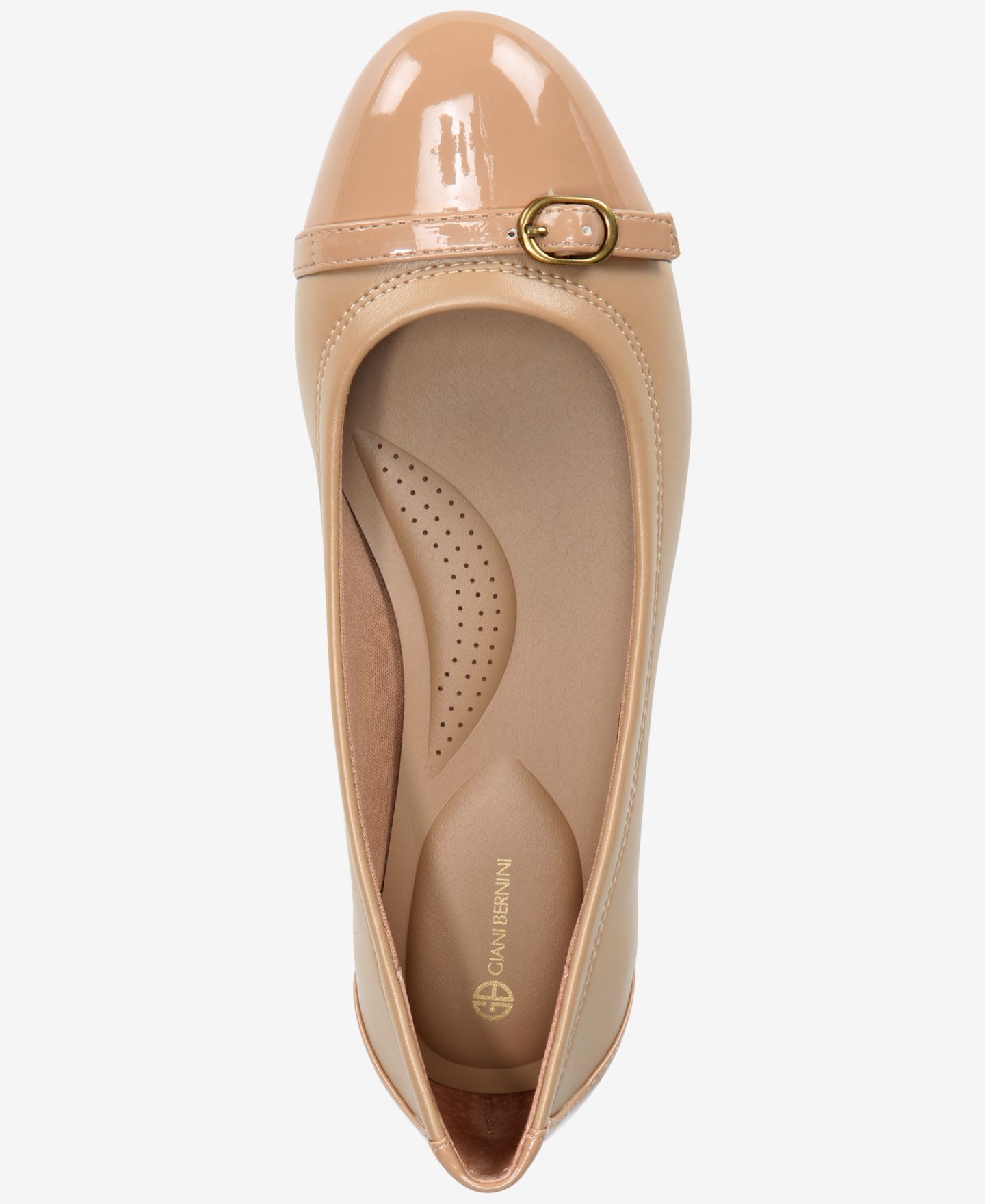 Женские балетки Giani Bernini Carrla Cap Toe Ballet Flats, цвет: Чёрный — фото 14