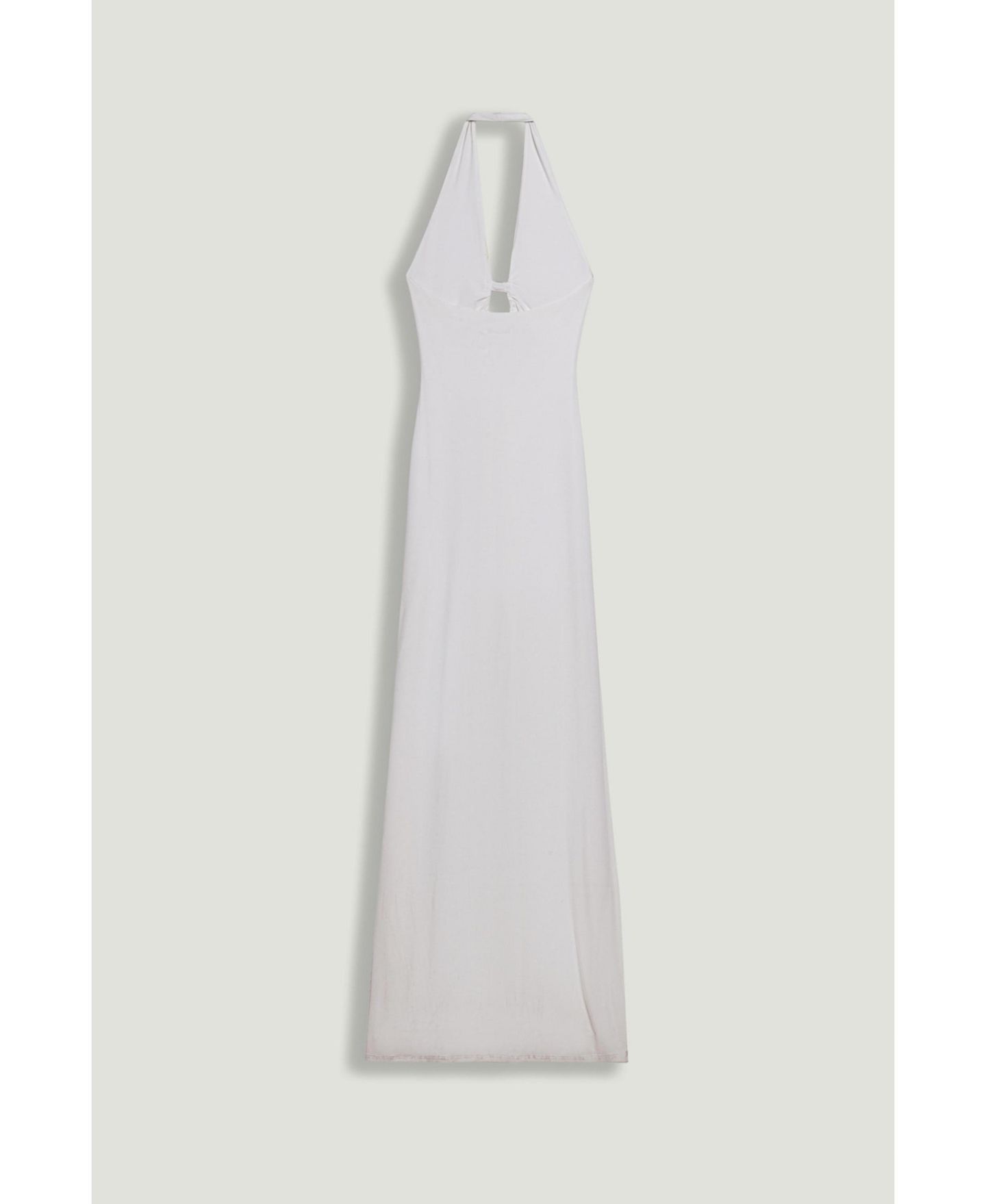 Женское платье NOCTURNE Halter Neck Cut-Out Maxi, цвет: Белый — фото 8