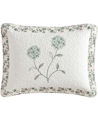 Carnation Embroidered Sham, Standard
