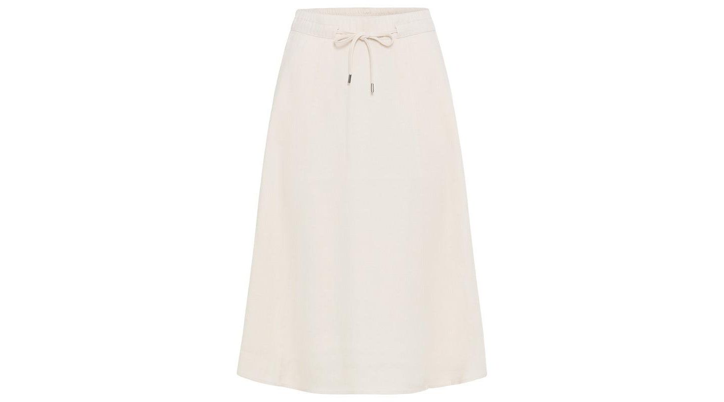 Женская юбка Olsen Twill A-Line, цвет: Льняной бежевый — фото 2