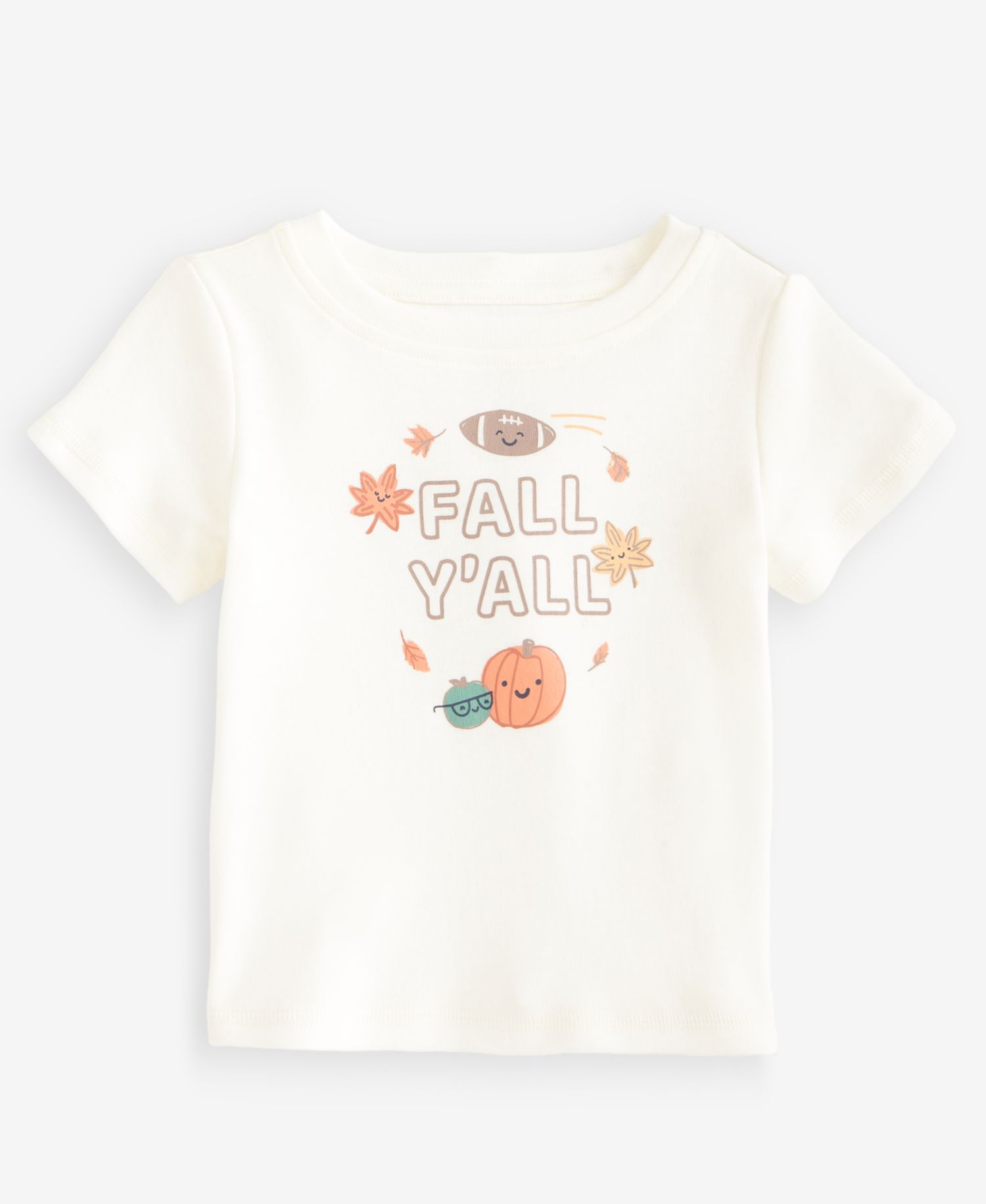 Baby Boys' 3M-24M Mix & Match Short-Sleeve Fall Y'all T-Shirt