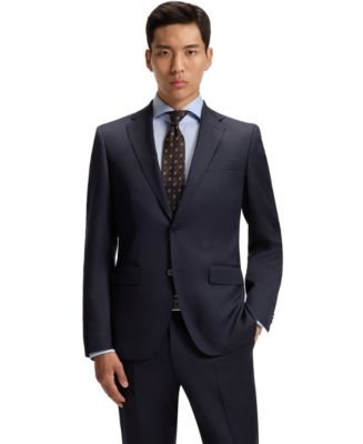 BOSS by Hugo Boss Men's Virgin-Wool Serge Suit Jacket - Macy's