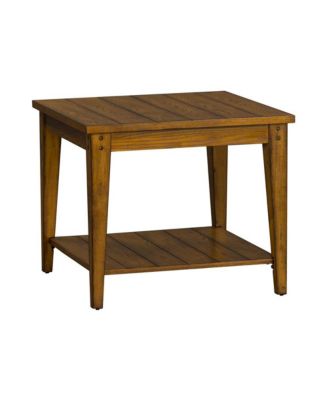 Lake House Square Lamp Table