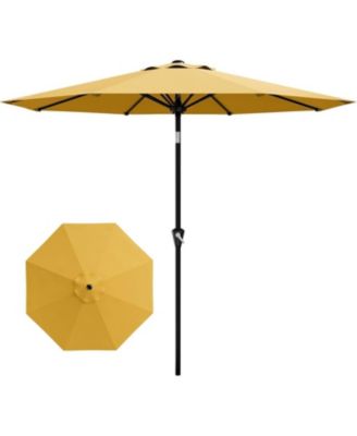 9FT Patio Umbrella with Smooth Crank Lift UV Protection Waterproof for Pool, Deck, Yard, Garden (No Base)