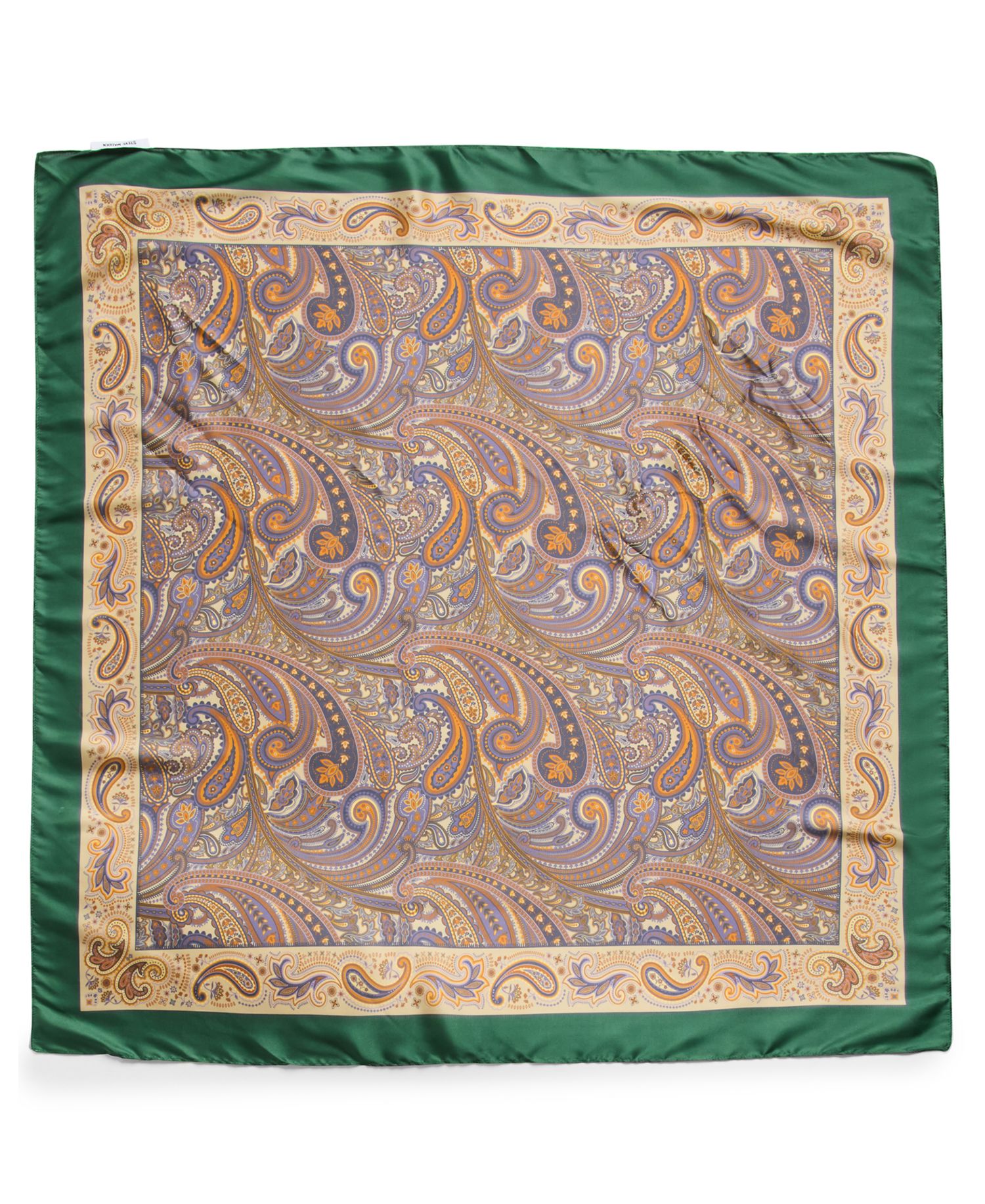 Vintage-Inspired Paisley Printed Square Scarf