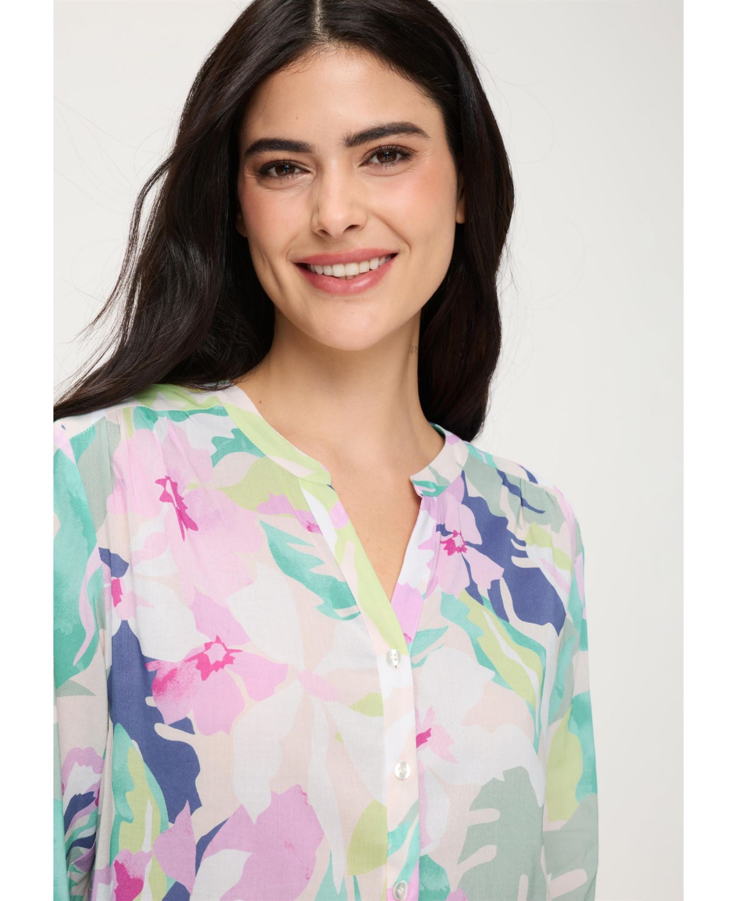 Women's Floral Tunic Shirt