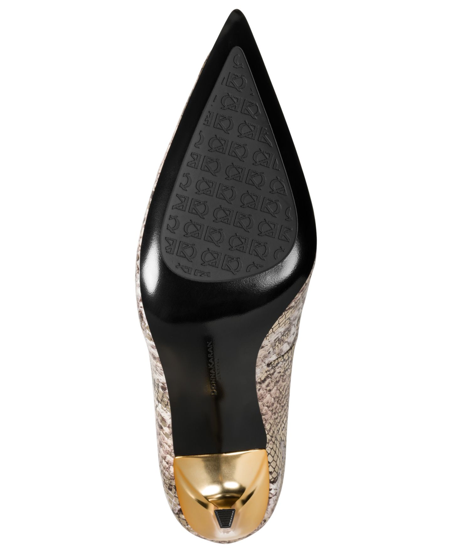 Женские туфли Donna Karan New York Panthia High Slip-On Pumps, цвет: Бежевый — фото 5