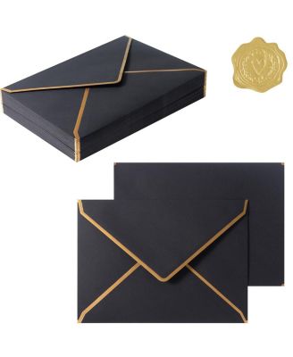 Envelopes With Border Stickers Greeting Cards Invitation