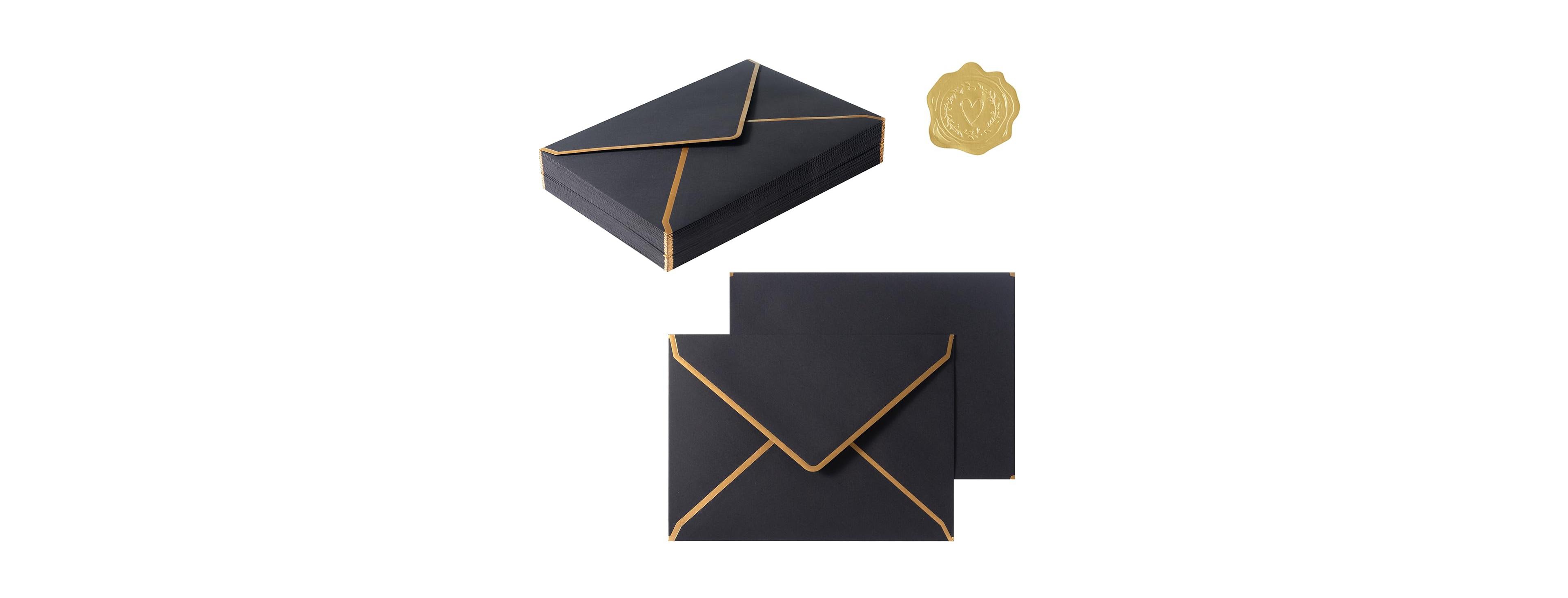 Gnuadz Envelopes With Border Stickers Greeting Cards Invitation