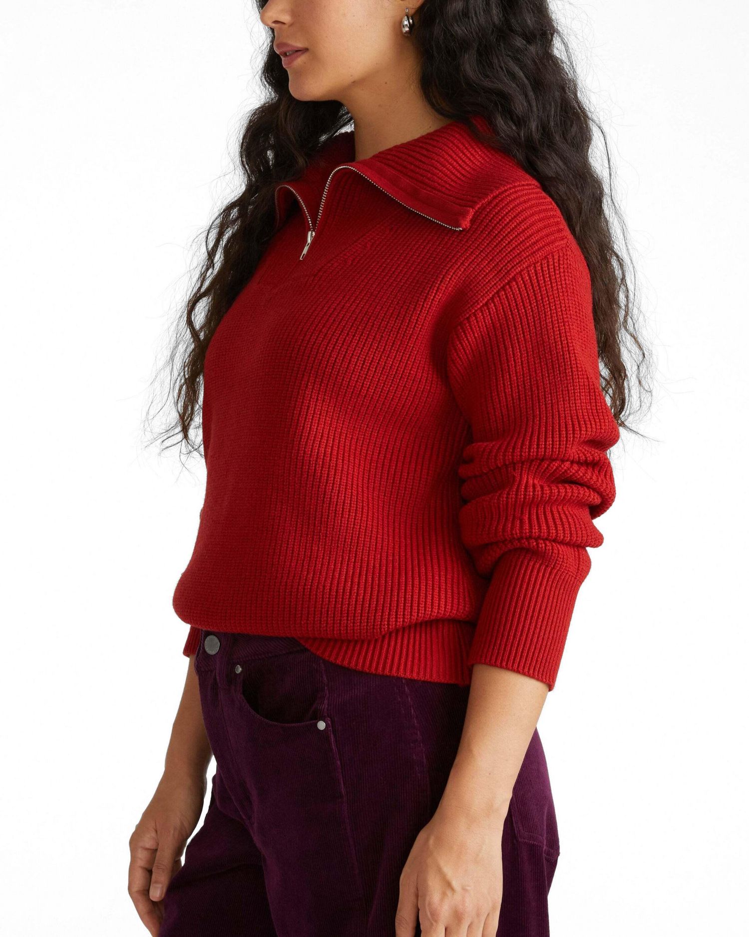 Plus Size Brenda Zip Sweater