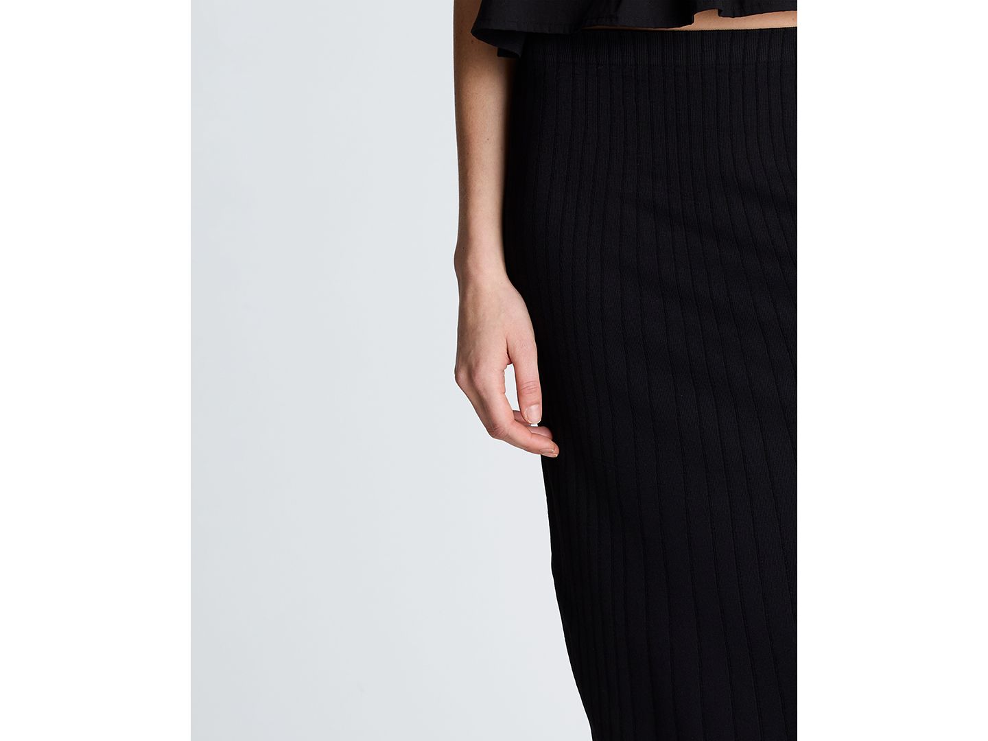 Женская юбка Kenneth Cole Pull-On Midi, цвет: Чёрный — фото 7