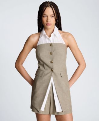 Women's Collared Neck Vest