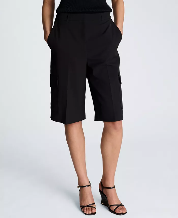 Women's High-Rise Wide-Leg Cargo Shorts