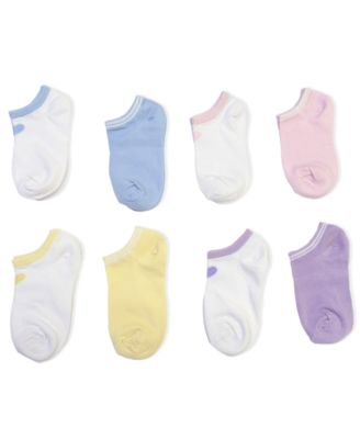 Girls' 4-8.5 Low Cut Socks, 8-Pack
