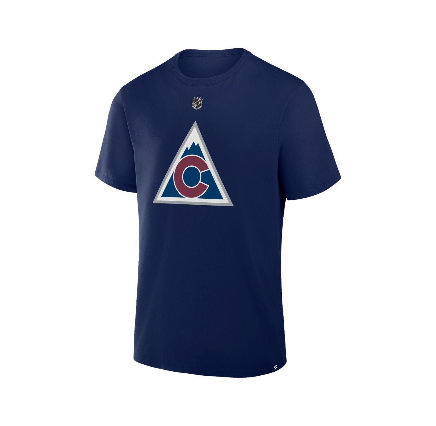 Men's Cale Makar Navy Colorado Avalanche Authentic Stack Name & Number T-Shirt