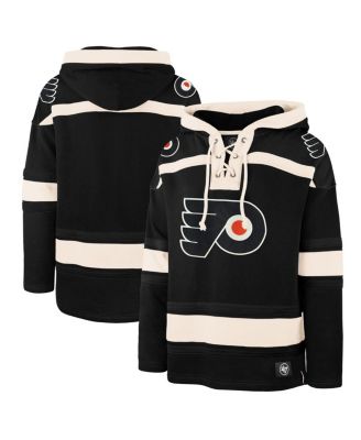 Men's Black Philadelphia Flyers Superior Lacer Hoodie