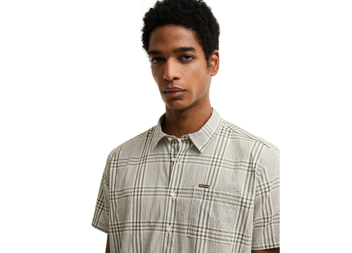 Men's Carrock Checked Seersucker Summer Shirt