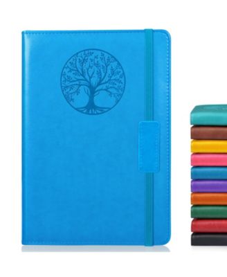 Lined Journal Notebook Hardcover Leather Ruled Writing Diary