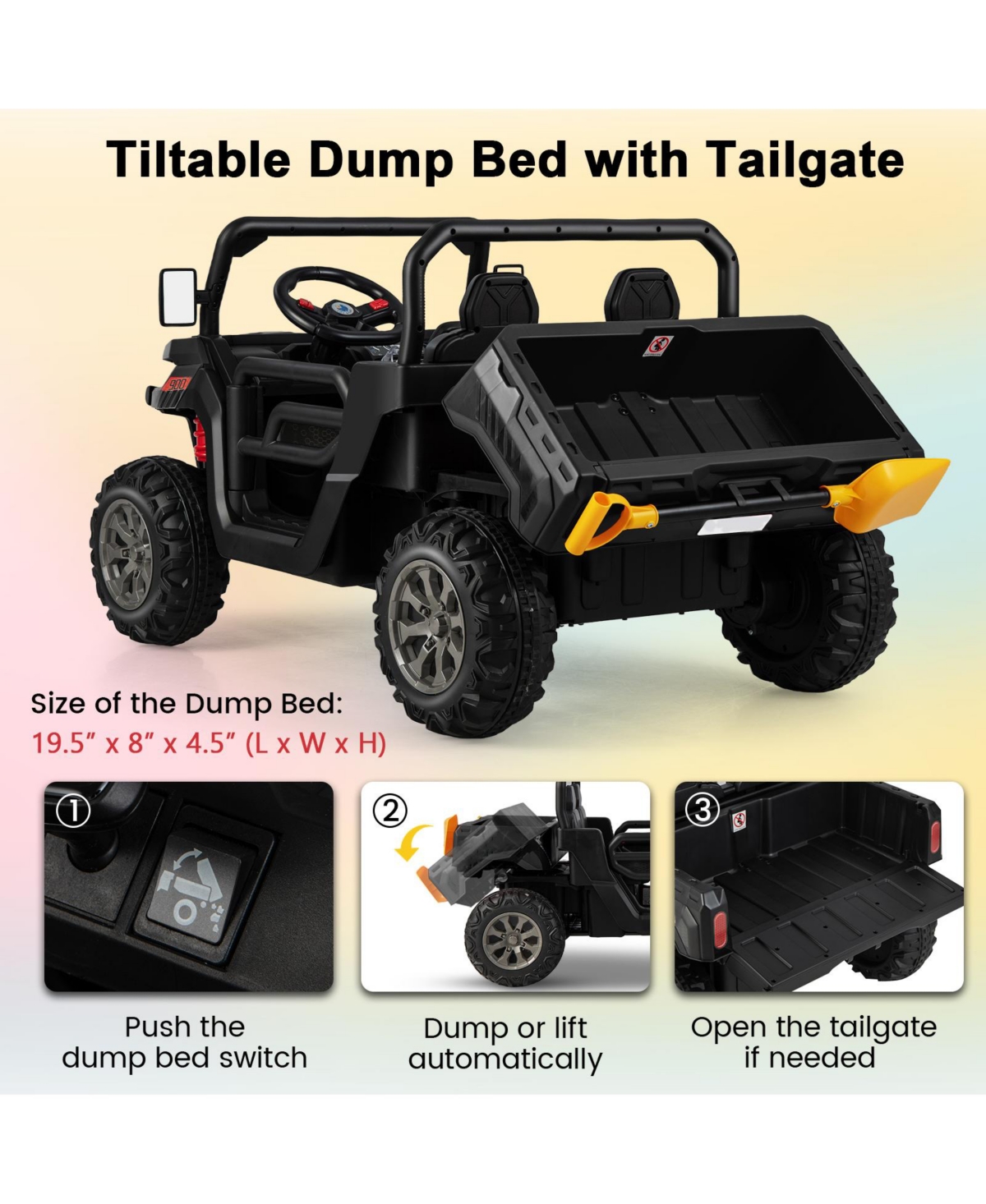 24V Ride on Dump Truck with Remote Control