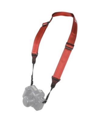 NS-203 Nylon-Webbed Camera Strap with Gel Shoulder Strap for DSLR's and Binoculars (Coral)