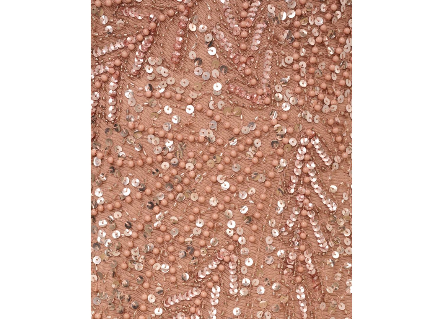 Petite V-Neck Beaded Dress