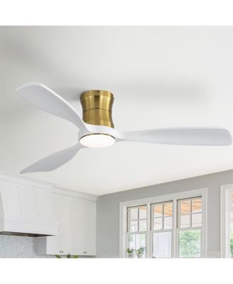 48-inch Modern 3-Blade Ceiling Fan with Light and Remote Control